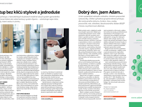 Adam Security magazín article